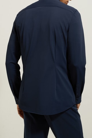Chemise slim - Bleu marine
