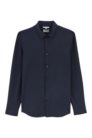 Chemise slim - Bleu marine