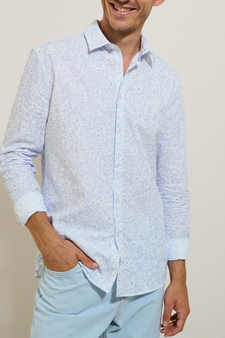 Chemise slim - Ciel