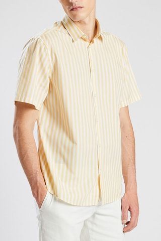 Chemisette regular - Jaune et blanc