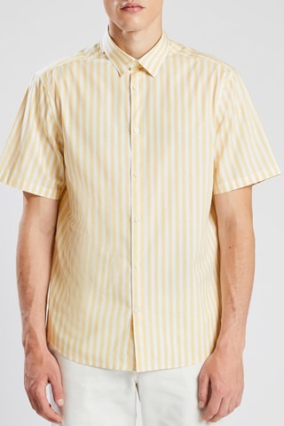 Chemisette regular - Jaune et blanc