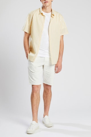 Chemisette regular - Jaune et blanc