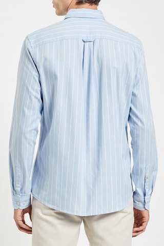 Chemise slim en coton biologique - Ciel