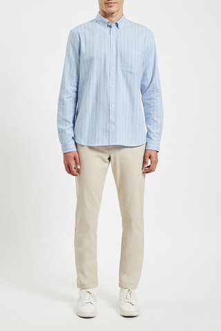 Chemise slim en coton biologique - Ciel