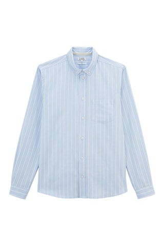 Chemise slim en coton biologique - Ciel