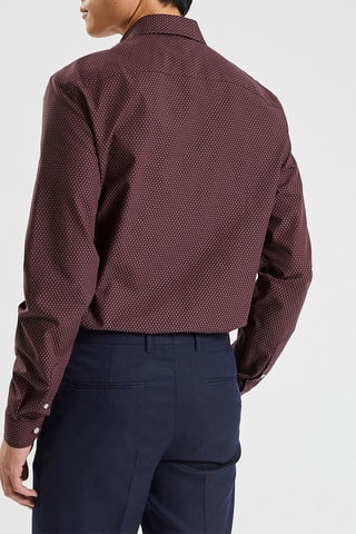 Chemise slim - Marron