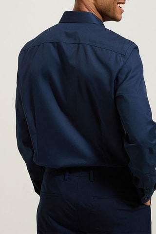 Chemise slim - Bleu nuit