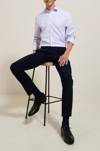 Chemise slim - Mauve