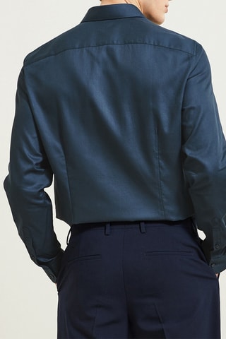 Chemise slim - Bleu foncé