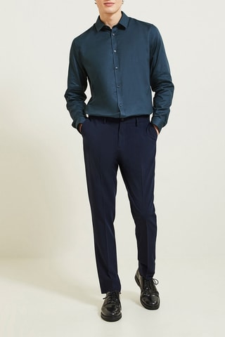 Chemise slim - Bleu foncé