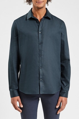 Chemise slim - Bleu foncé