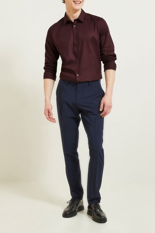 Chemise slim - Marron