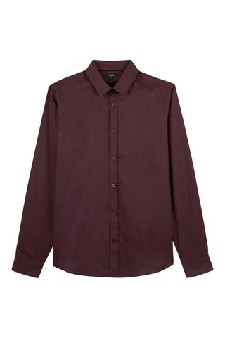 Chemise slim - Marron