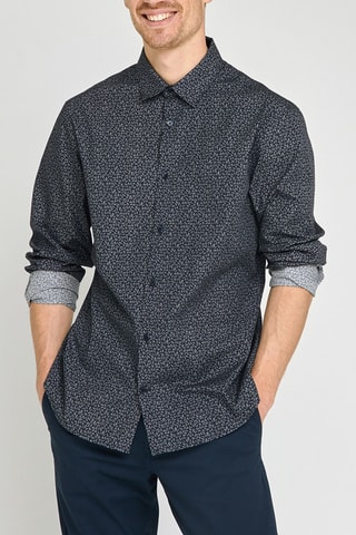 Chemise regular - Bleu marine
