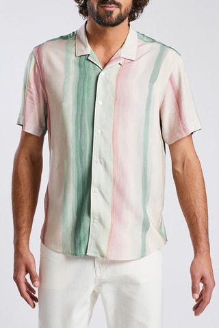 Chemisette tie and dye Beige