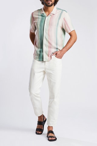 Chemisette tie and dye Beige