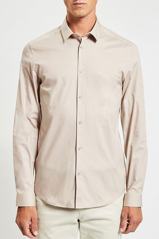 Chemise slim Ivoire