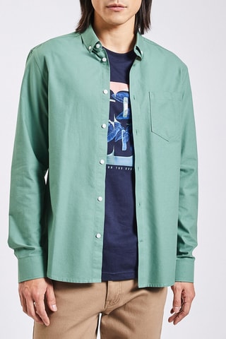 Chemise slim - Vert
