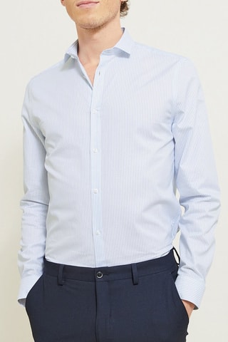 Chemise slim - Bleu
