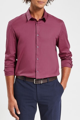 Chemise slim - Violet
