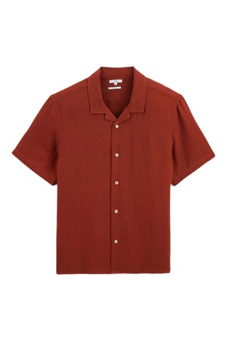 Chemisette hawaienne regular - Rouge