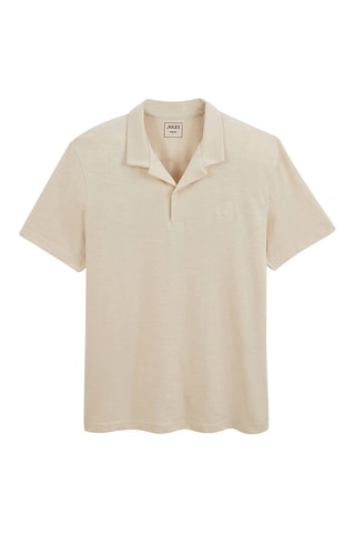 Polo regular en coton biologique - Blanc