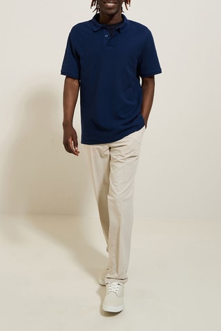 Polo regular - Bleu foncé