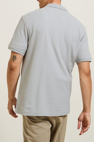 Polo regular - Gris clair
