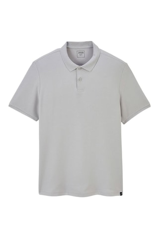 Polo regular - Gris clair