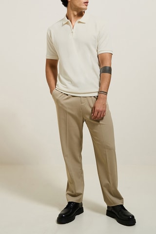 Polo relaxed - Ecru