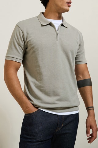 Polo relaxed - Kaki