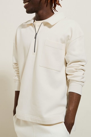 Polo en coton biologique - Beige