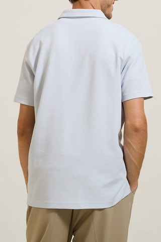 Polo relaxed - Gris clair