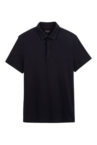 Polo slim en coton biologique - Bleu marine