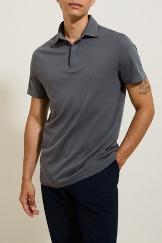 Polo slim en coton biologique - Vert