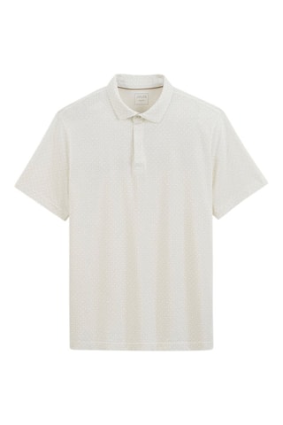 Polo regular en coton biologique - Blanc