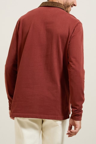Polo en coton biologique - Rouge