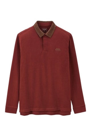 Polo en coton biologique - Rouge