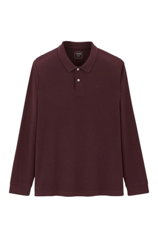 Polo en coton biologique - Bordeaux