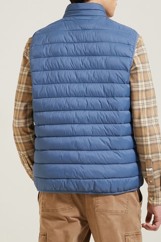 Doudoune light sans manches - Bleu