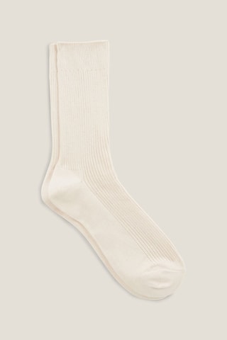 Chaussettes en coton biologique - Blanc