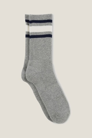 Chaussettes en coton biologique - Gris
