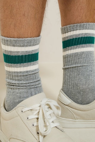 Chaussettes en coton biologique - Gris