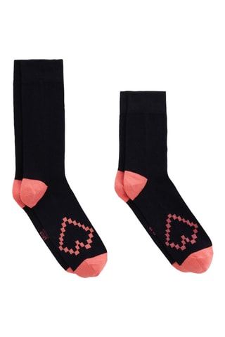 2 paires de chaussettes en coton biologique - Bleu marine