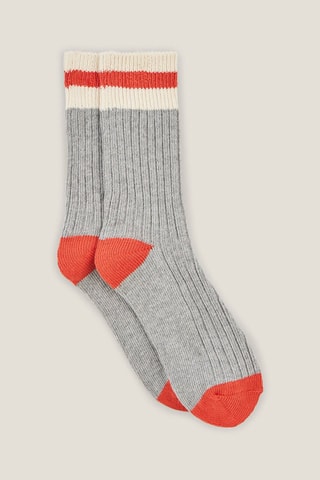 Chaussettes en coton biologique - Gris clair