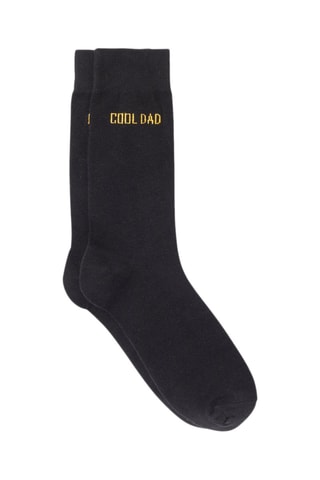 Chaussettes en coton biologique - Noir