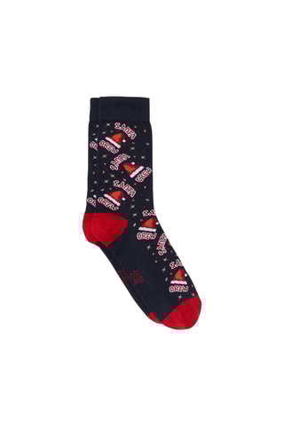 Chaussettes en coton biologique - Bleu marine