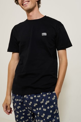 Pyjama - Noir et bleu marine