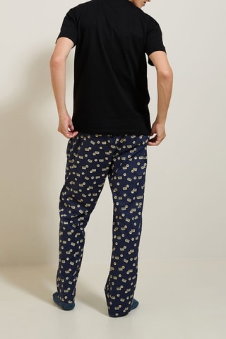 Pyjama - Noir et bleu marine