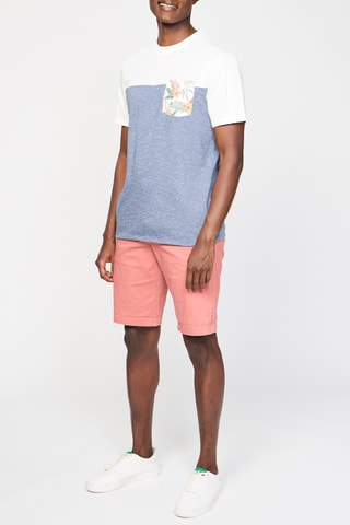 T-shirt - Blanc et gris chiné